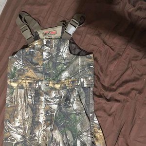 Red Head Youth's Camouflage Bib Overalls Lined